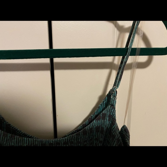 Lush Teal/Black Maxi Dress - Picture 3 of 6